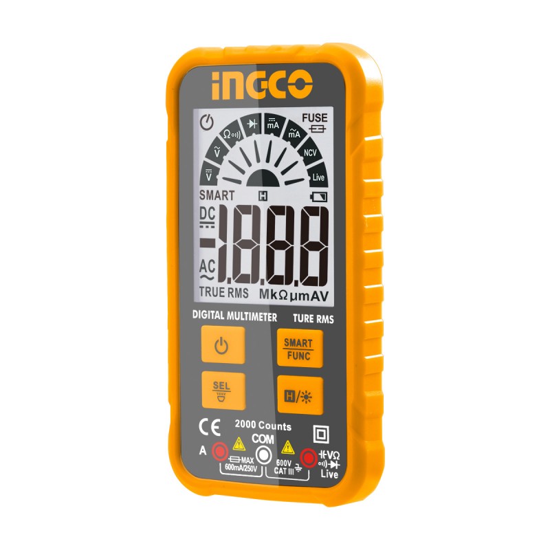 Πολύμετρο Ψηφιακό DM6001 INGCO